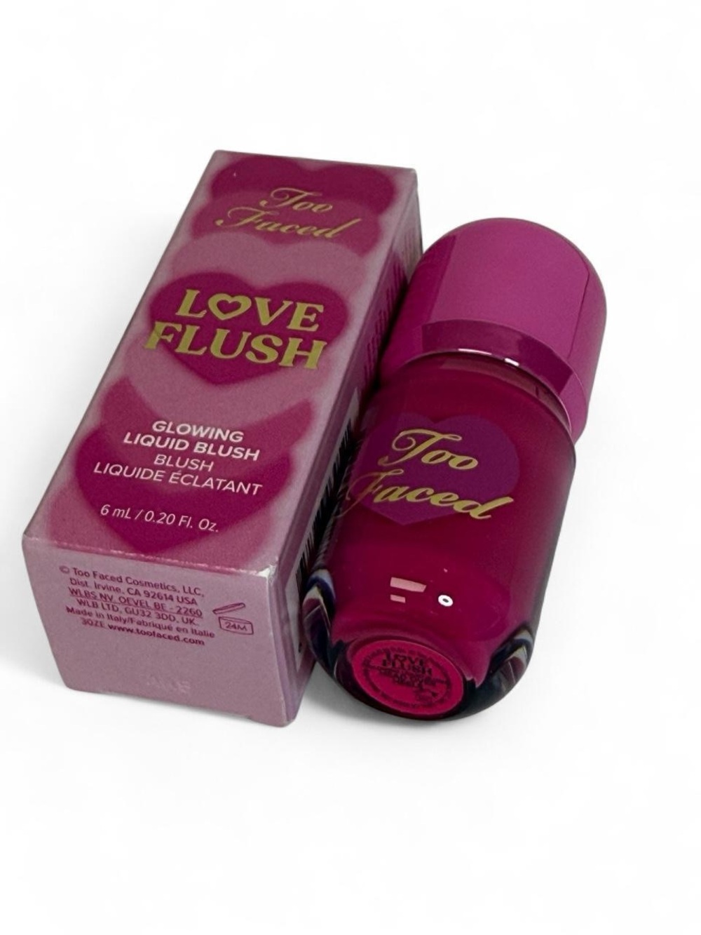 Too Faced Love Flush Glowing Liquid Blush - Deep Berry Pink